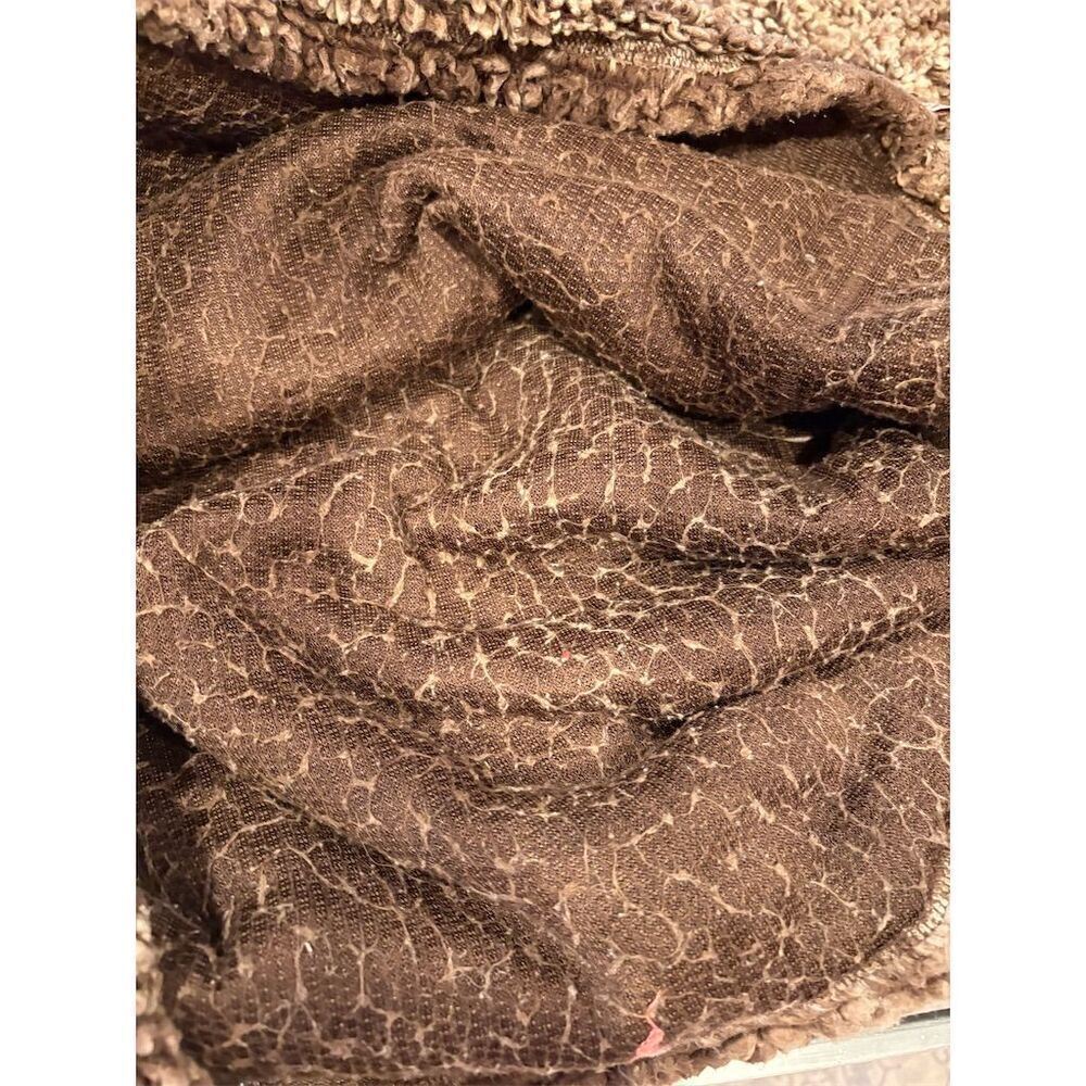 Simply Southern Women's Sherpa Pullover Jacket Brown Size L Standard Casual Zip - Picture 11 of 11